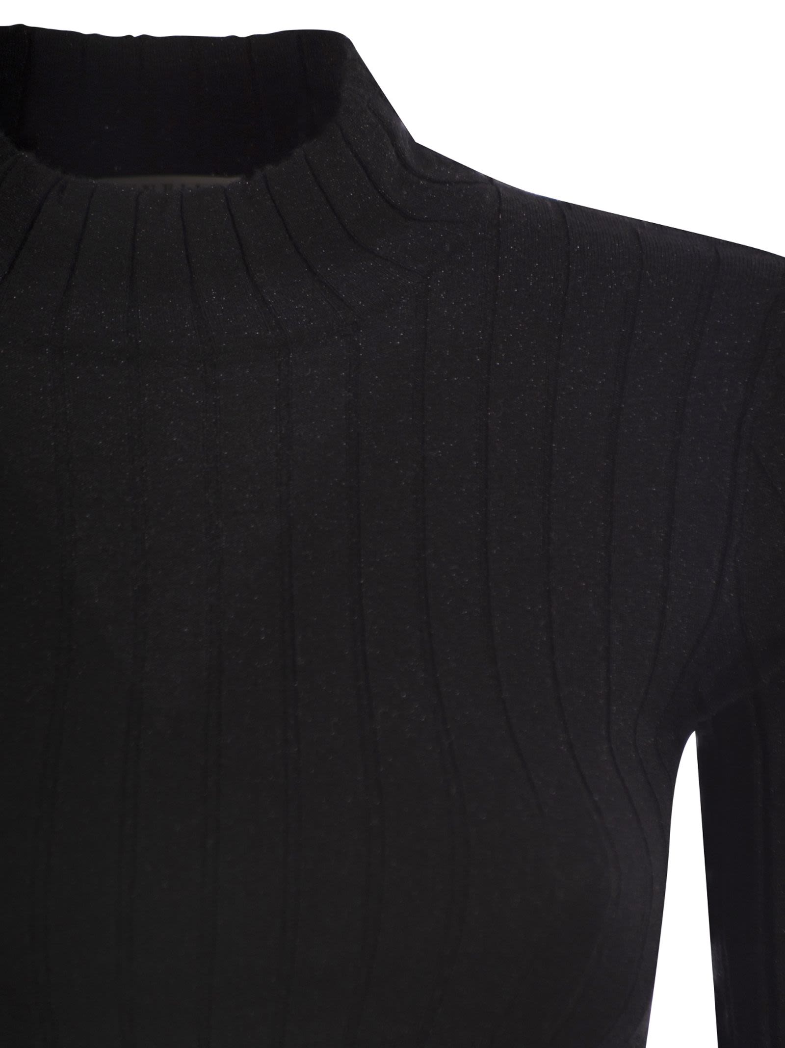 Brunello Cucinelli Women Lightweight Cashmere And Silk Broad Rib Sweater Luosophy