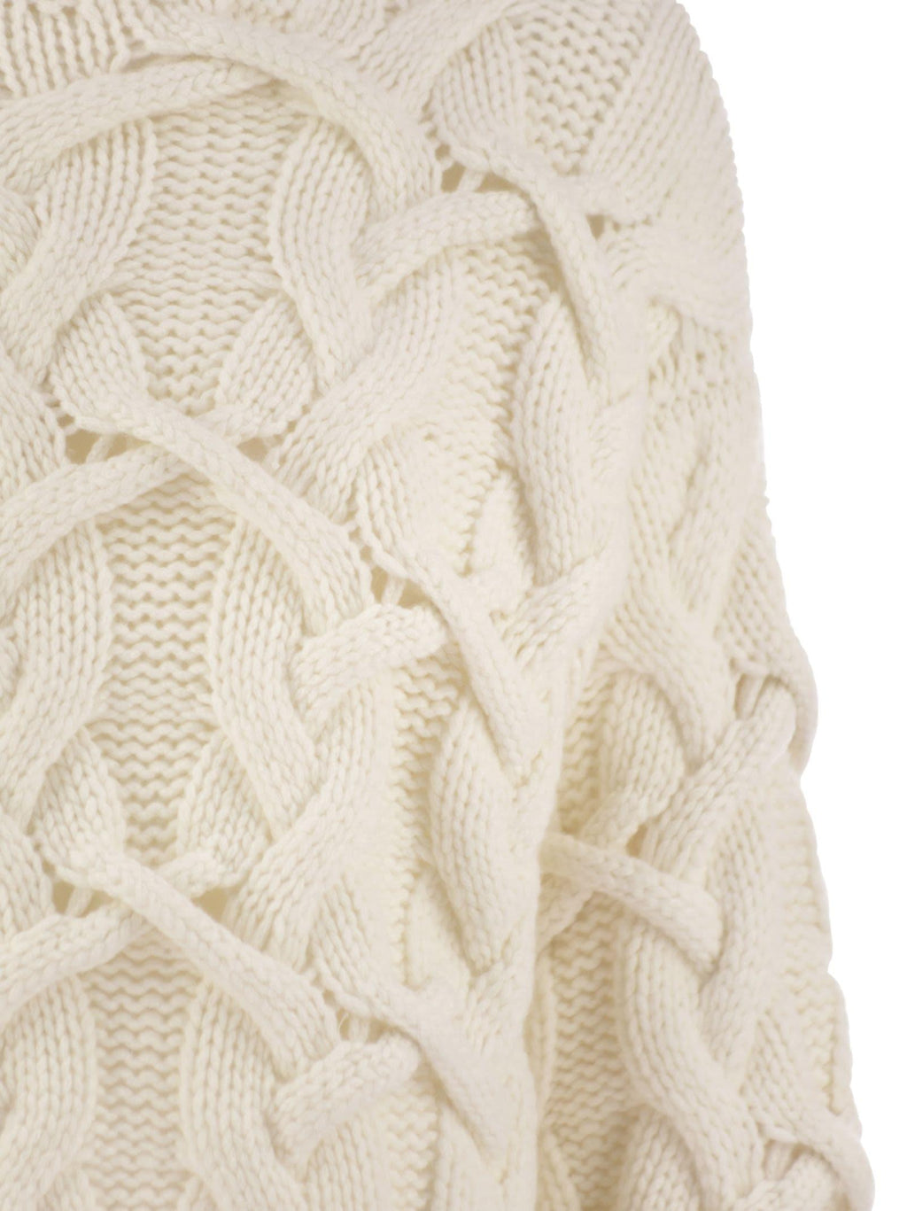 Brunello Cucinelli Women Braided High-Necked Cashmere Sweater Luosophy
