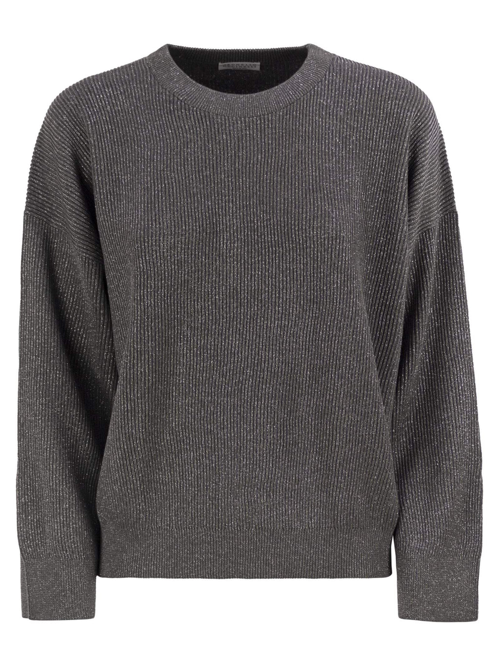 Brunello Cucinelli Women Cotton And Viscose Rib Sweater Luosophy