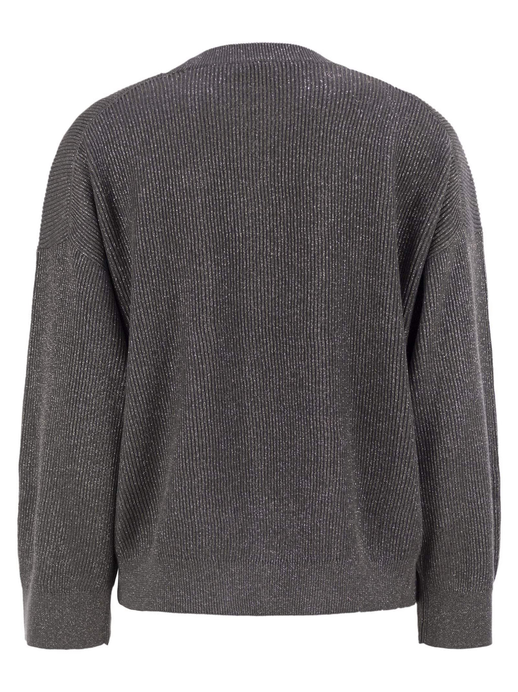 Brunello Cucinelli Women Cotton And Viscose Rib Sweater Luosophy