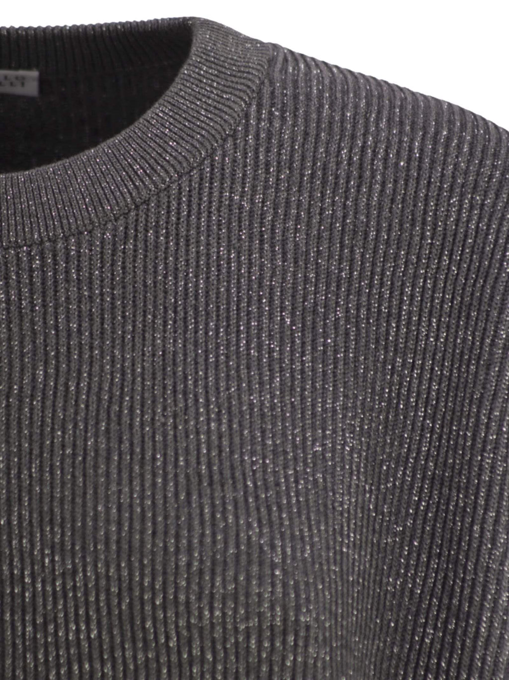 Brunello Cucinelli Women Cotton And Viscose Rib Sweater Luosophy