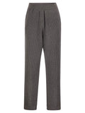 Brunello Cucinelli Women English Rib Cotton And Viscose Pants Luosophy