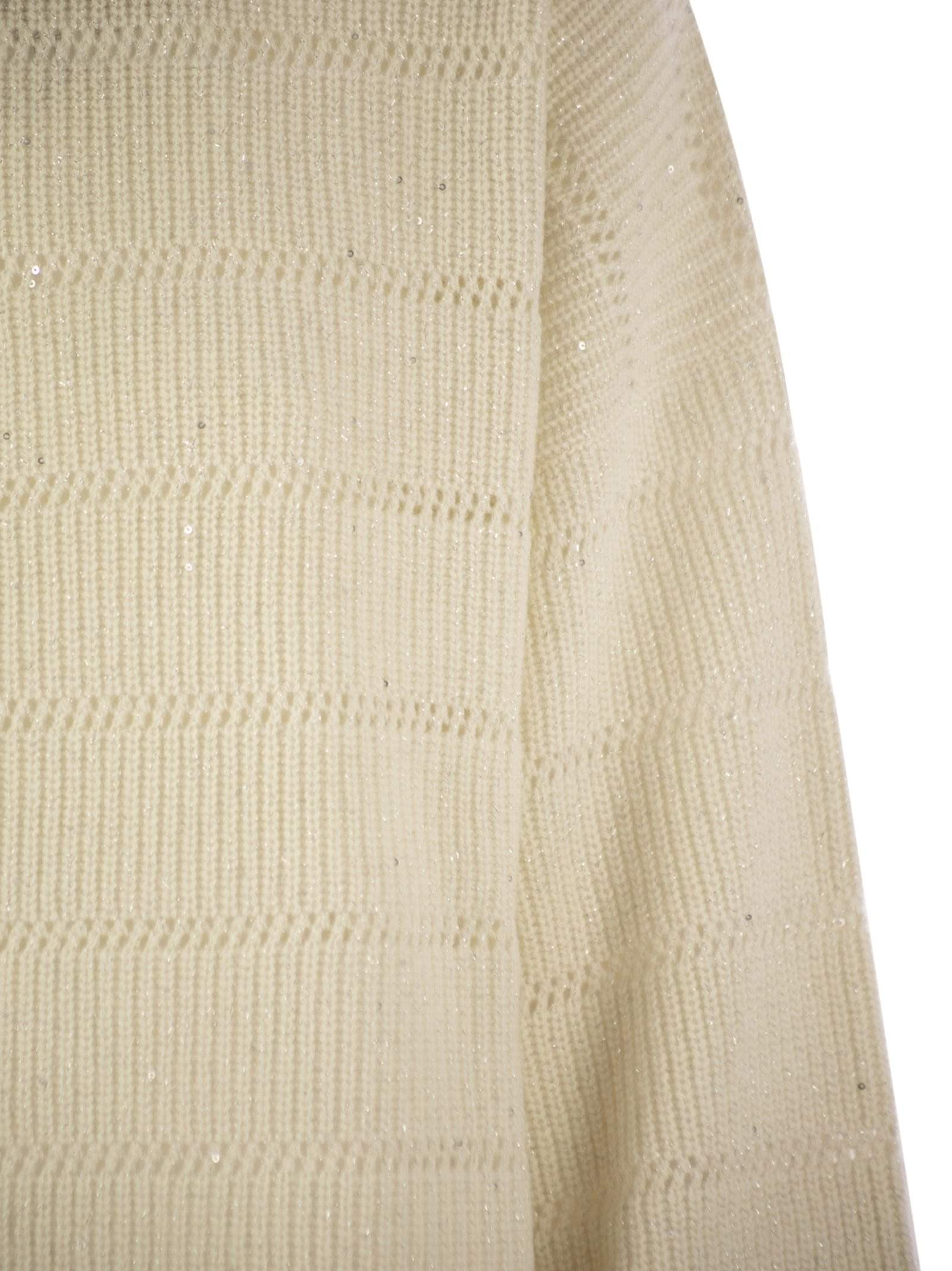 Brunello Cucinelli Women Cashmere And Wool Crew-Neck Sweater Luosophy