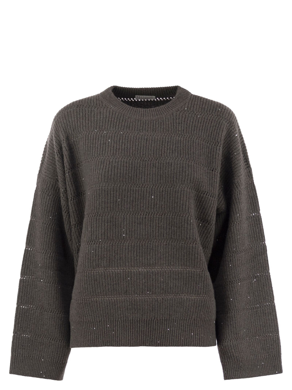 Brunello Cucinelli Women Cashmere And Wool Crew-Neck Sweater Luosophy