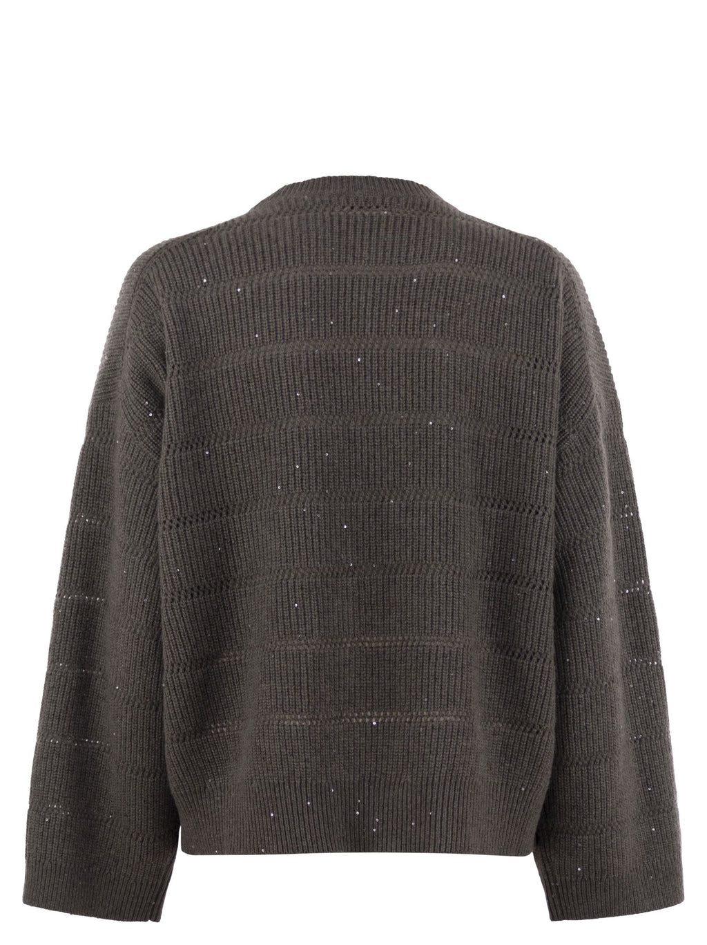 Brunello Cucinelli Women Cashmere And Wool Crew-Neck Sweater Luosophy