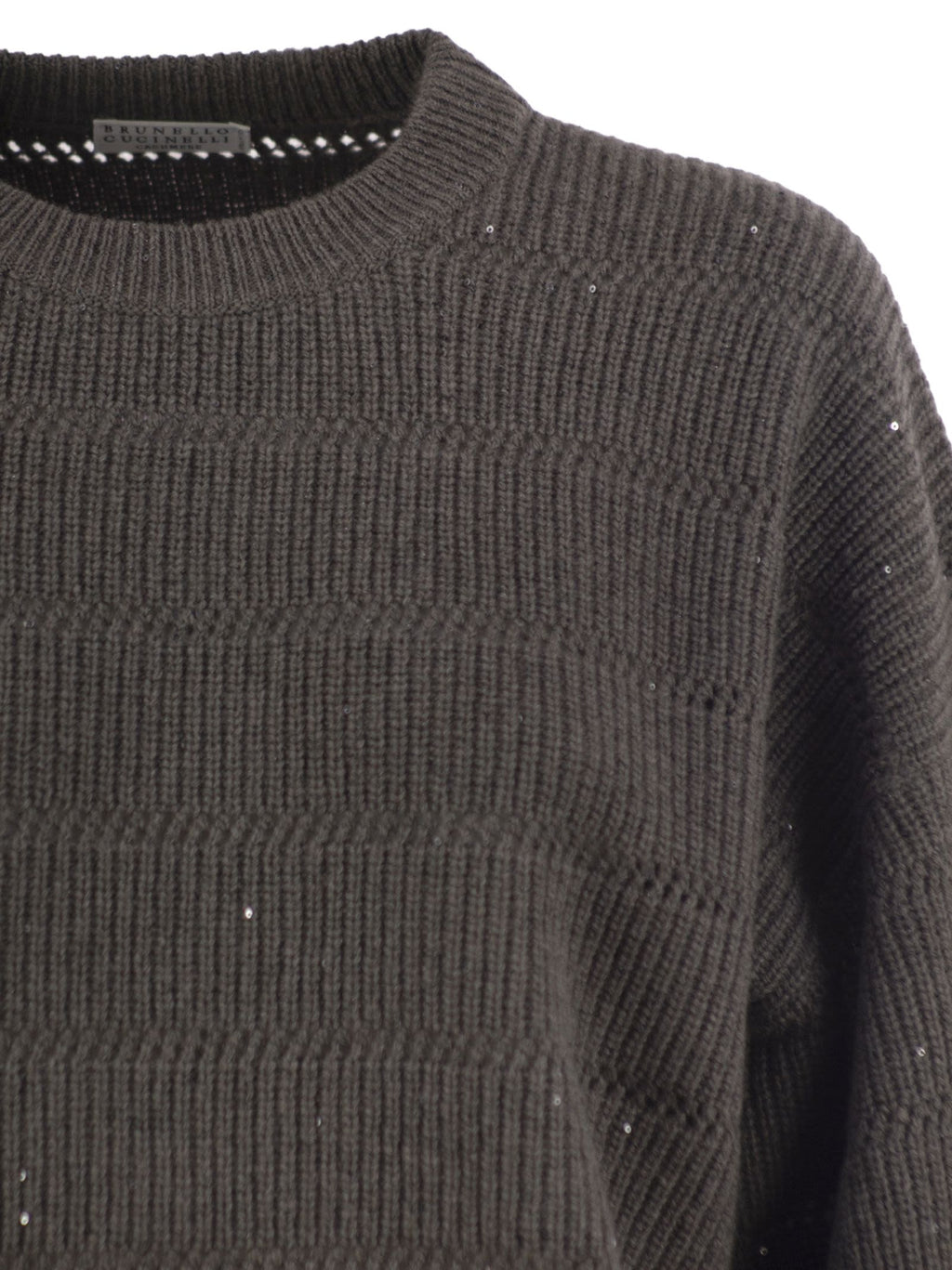 Brunello Cucinelli Women Cashmere And Wool Crew-Neck Sweater Luosophy