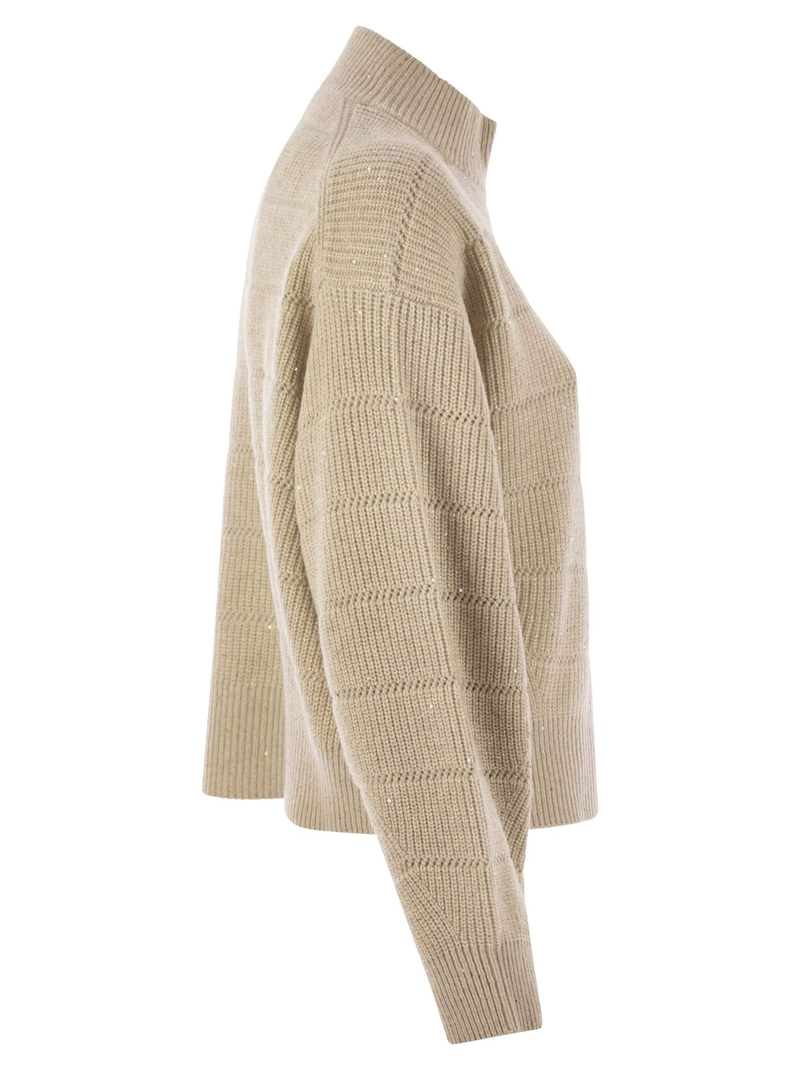 Brunello Cucinelli Women Cashmere And Wool Turtleneck Sweater Luosophy
