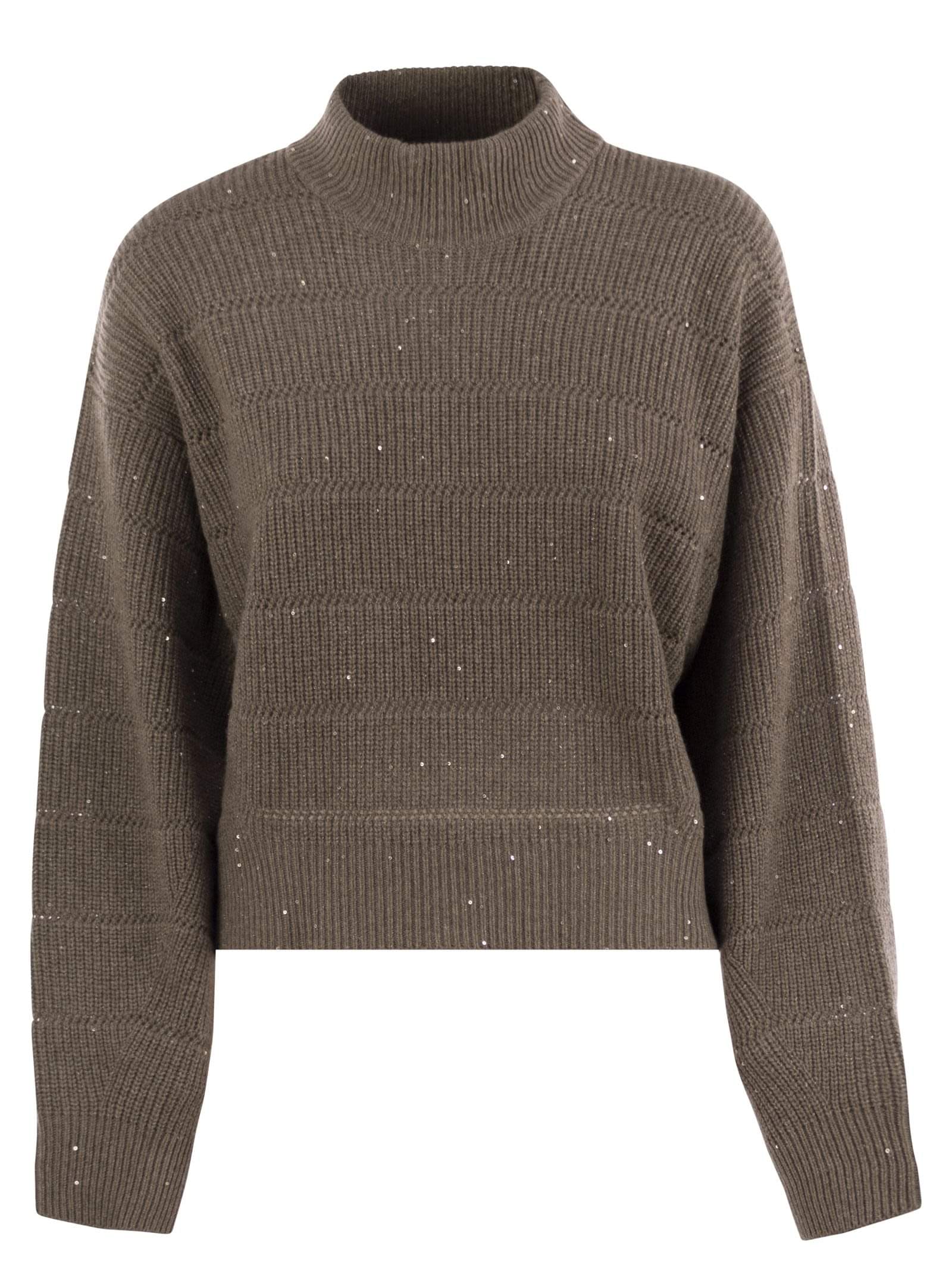 Brunello Cucinelli Women Cashmere And Wool Turtleneck Sweater Luosophy