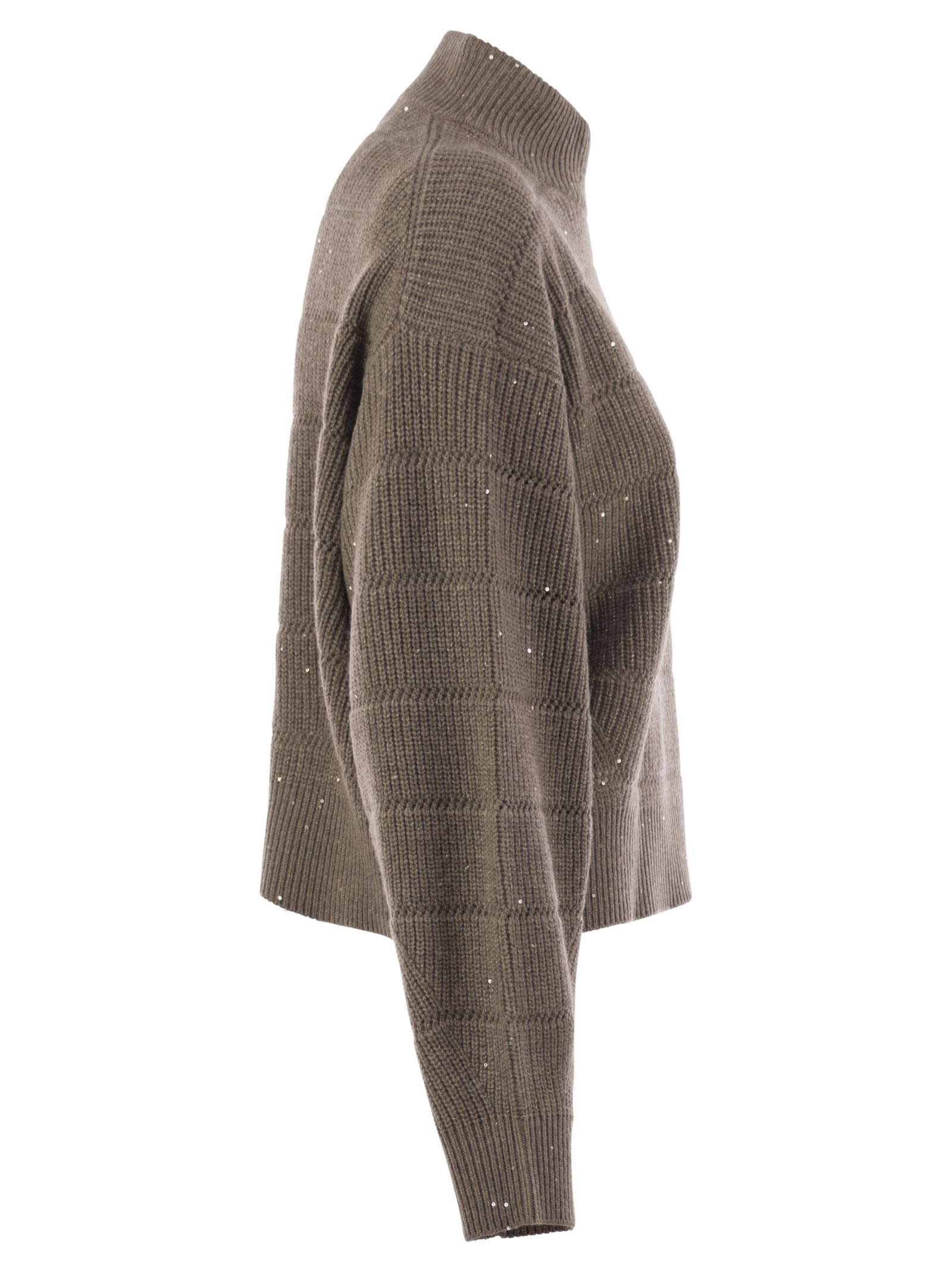 Brunello Cucinelli Women Cashmere And Wool Turtleneck Sweater Luosophy