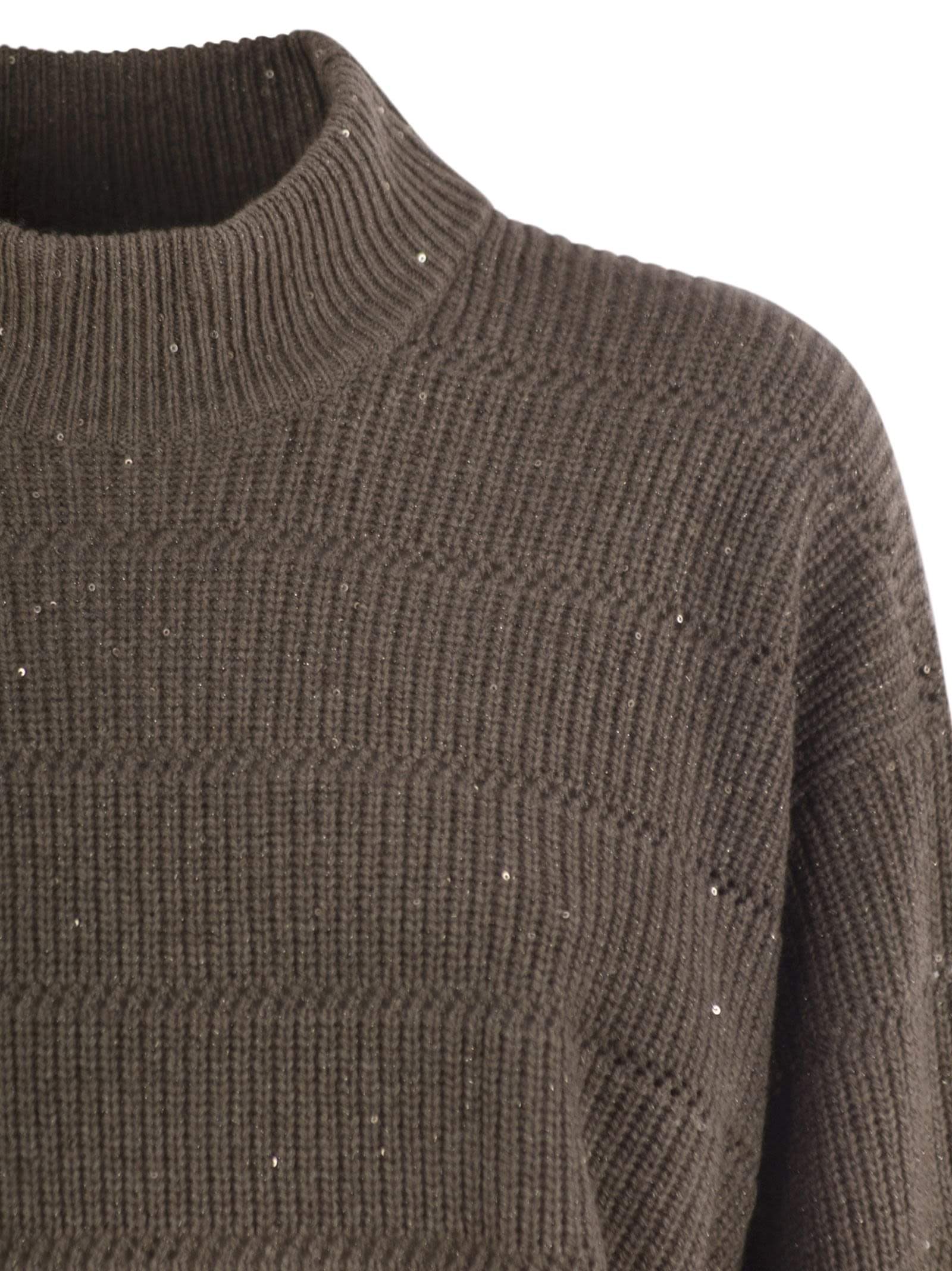 Brunello Cucinelli Women Cashmere And Wool Turtleneck Sweater Luosophy