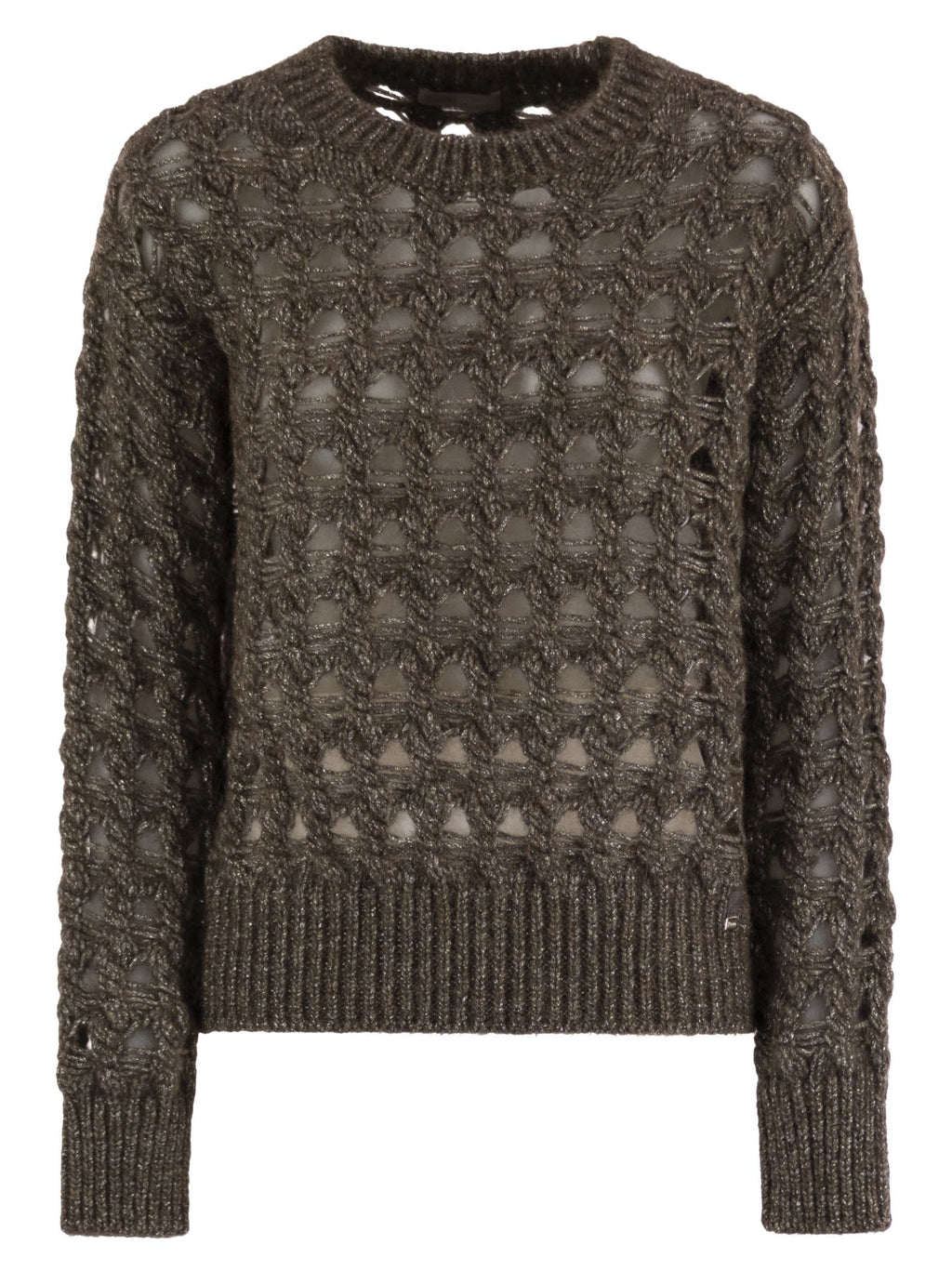 Herno Women Resort Jumper In Alpaca And Wool Luosophy