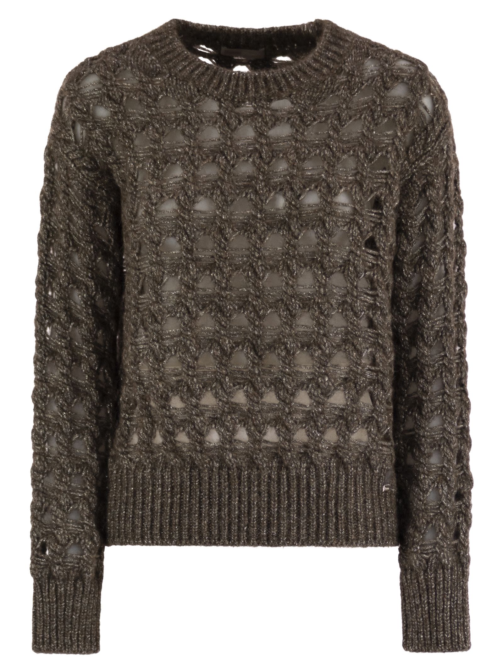 Herno Women Resort Jumper In Alpaca And Wool Luosophy