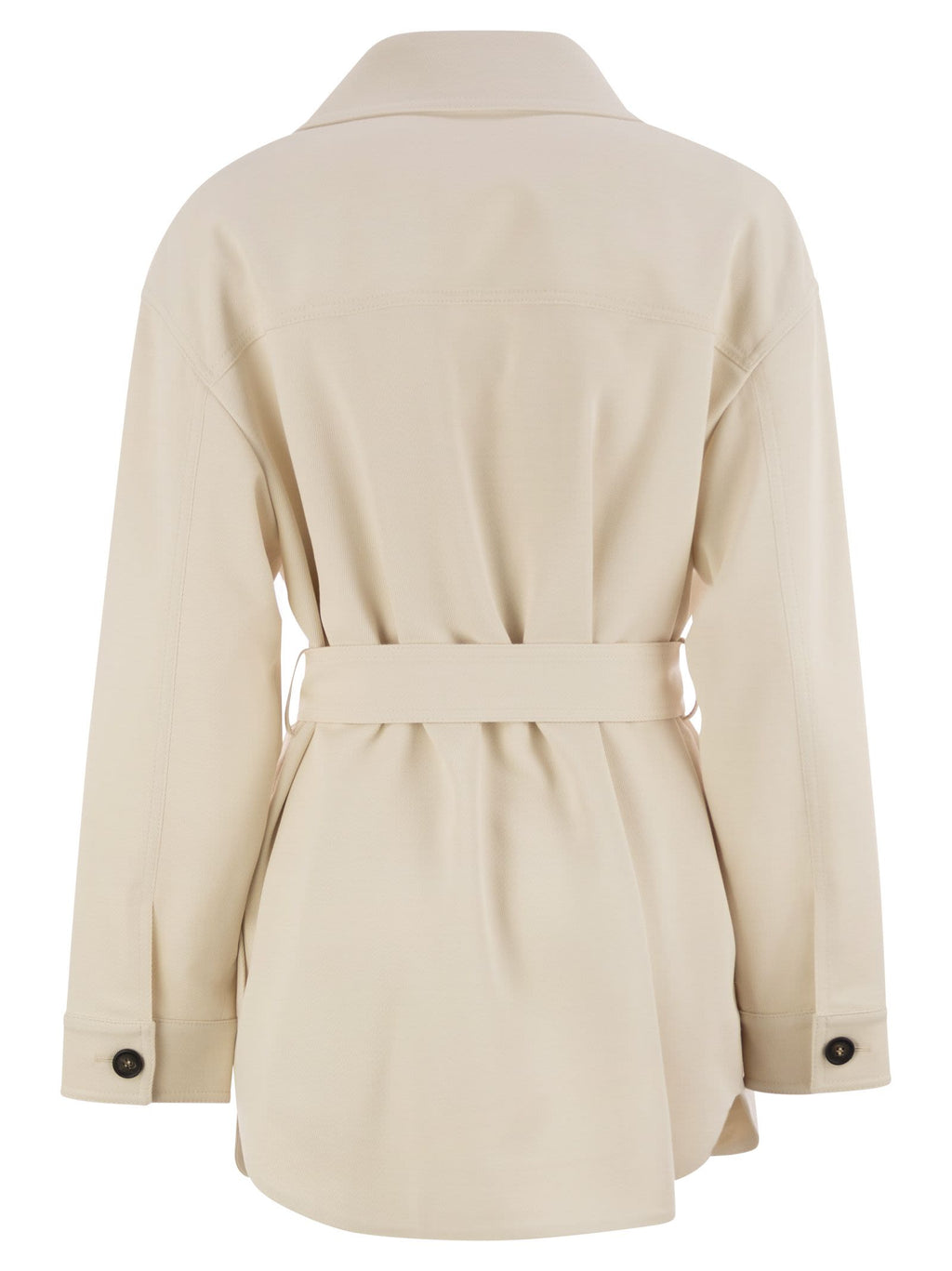 Brunello Cucinelli Women Viscose And Wool Safari Jacket Luosophy