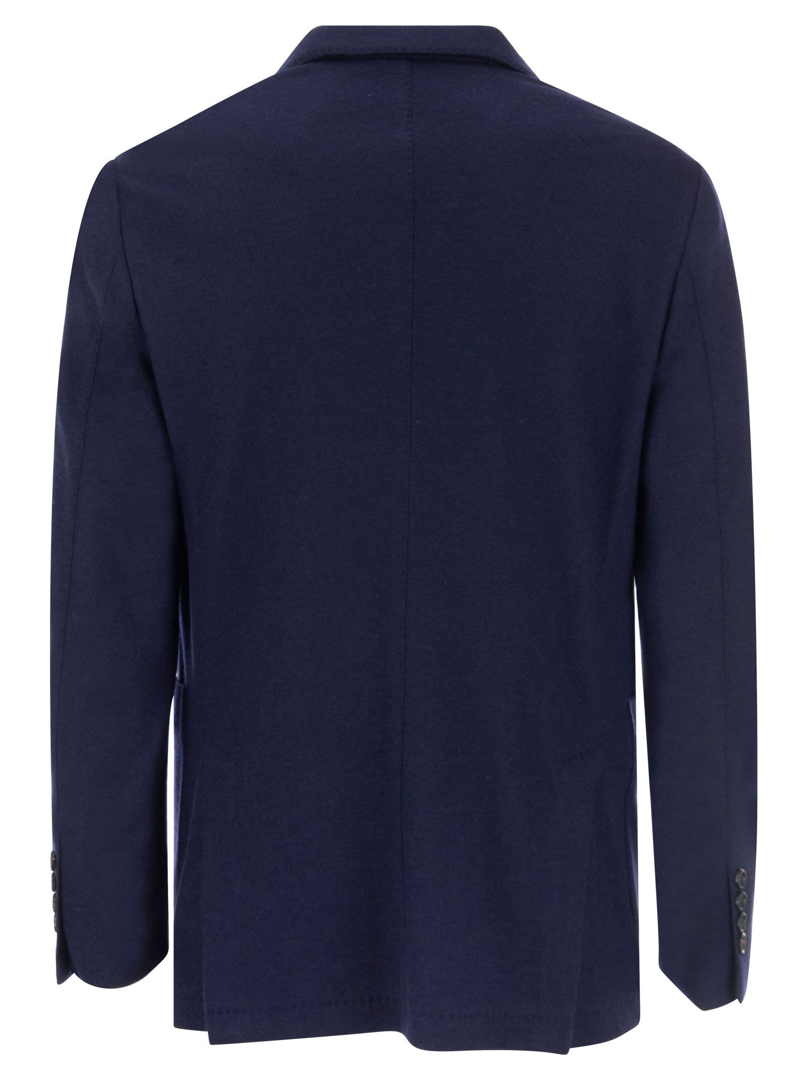Brunello Cucinelli Men Cashmere Jersey Blazer With Patch Pockets Luosophy