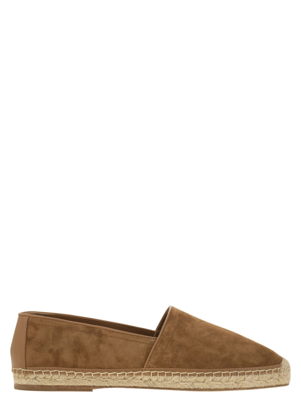 Brunello Cucinelli Men Washed Suede Espadrilles With Beading Luosophy