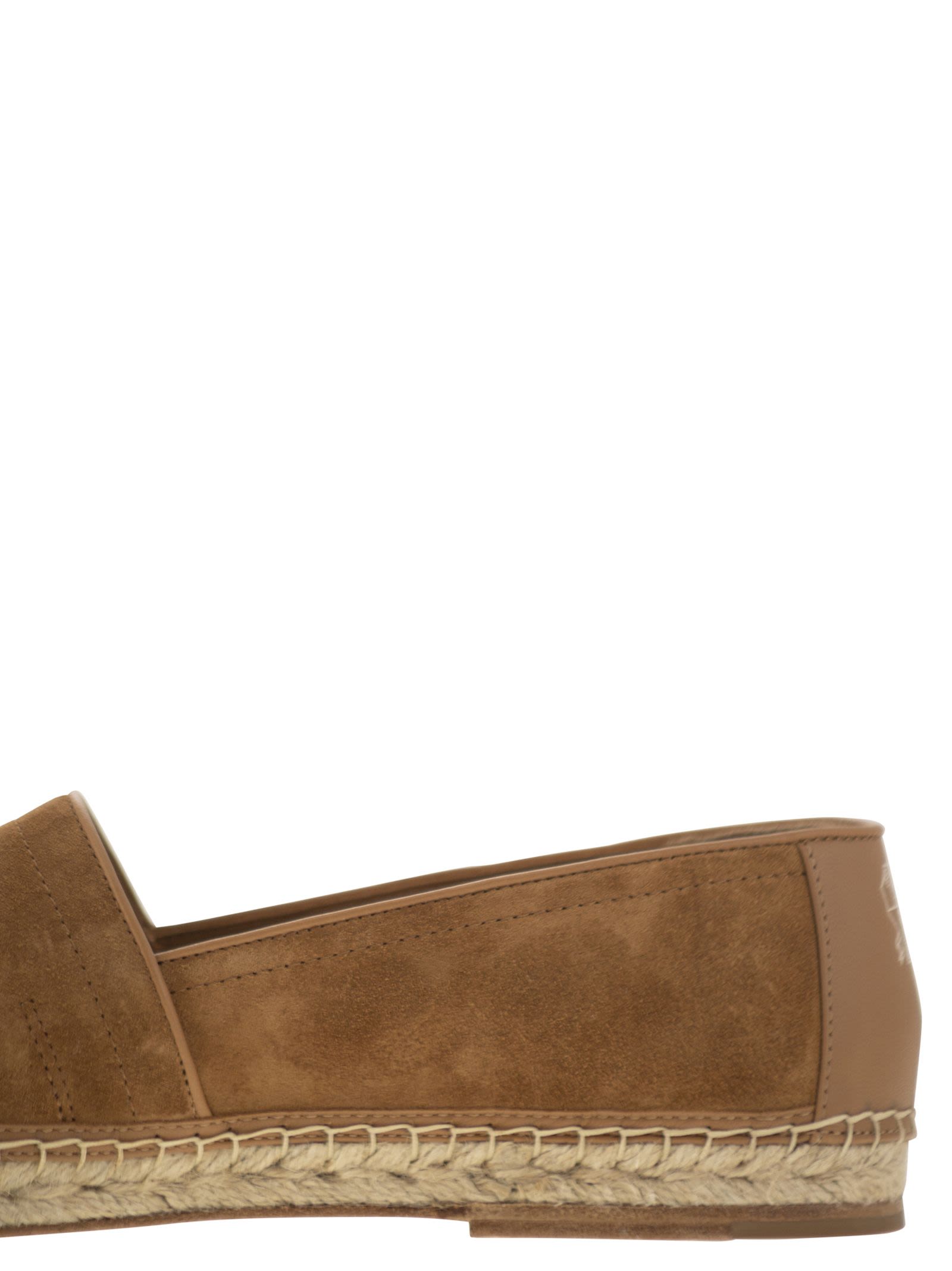 Brunello Cucinelli Men Washed Suede Espadrilles With Beading Luosophy