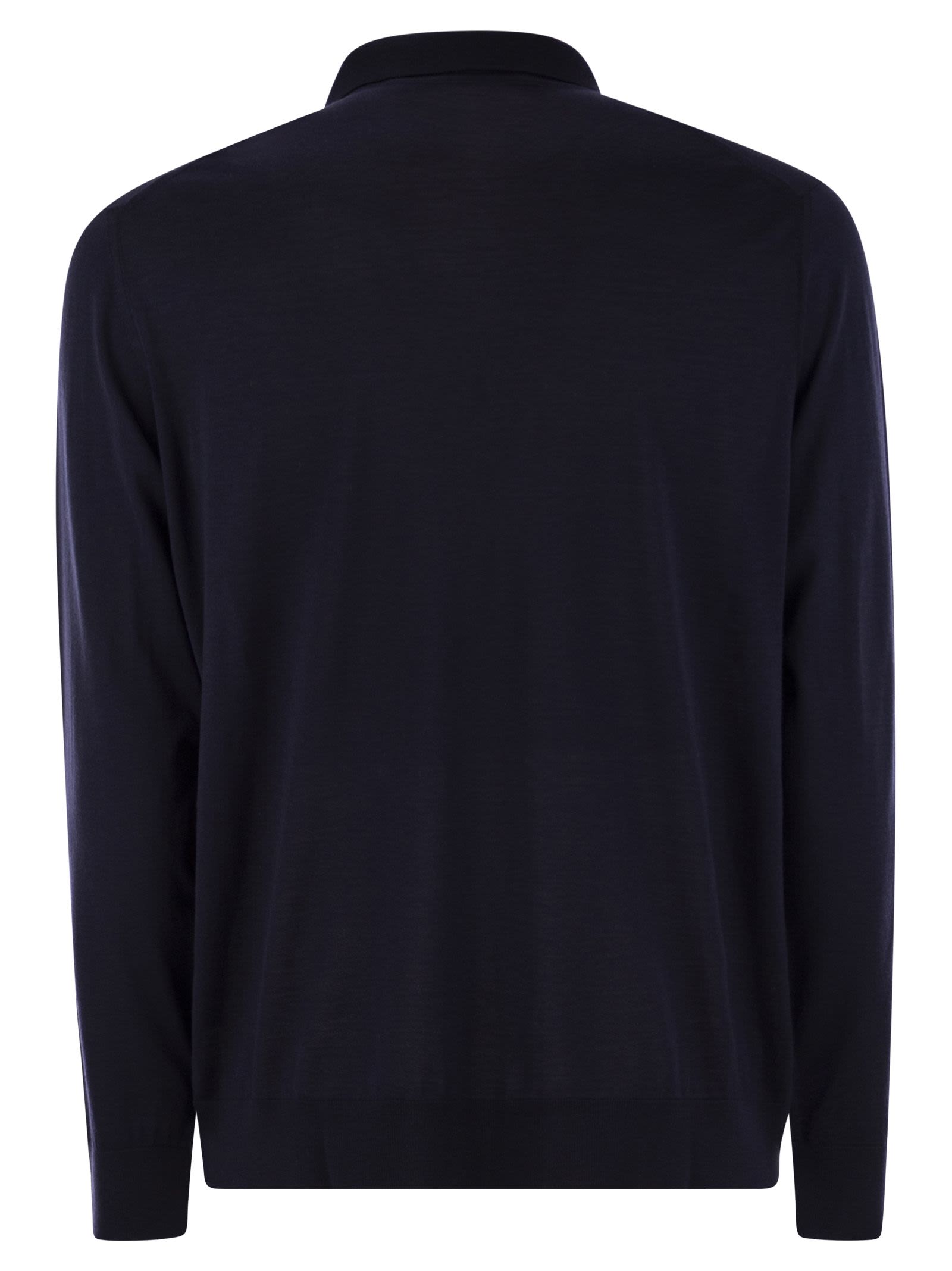 Kiton Men Wool Polo Shirt Luosophy