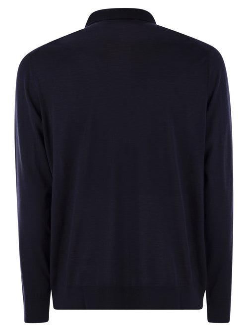 Kiton Men Wool Polo Shirt Luosophy