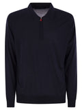 Kiton Men Wool Polo Shirt Luosophy