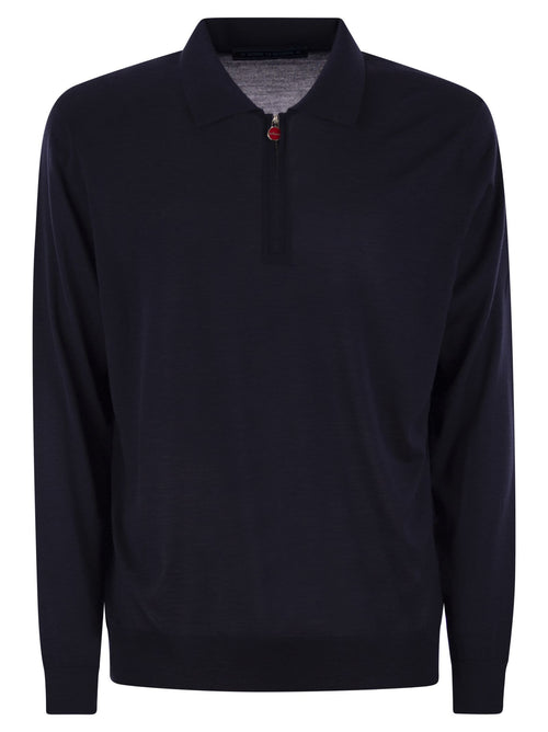 Kiton Men Wool Polo Shirt Luosophy