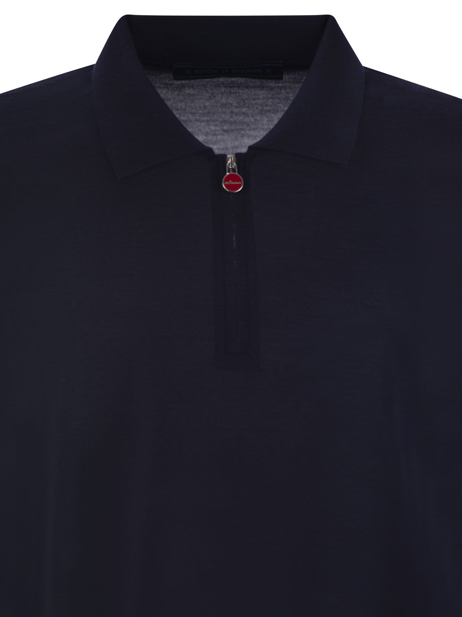 Kiton Men Wool Polo Shirt Luosophy