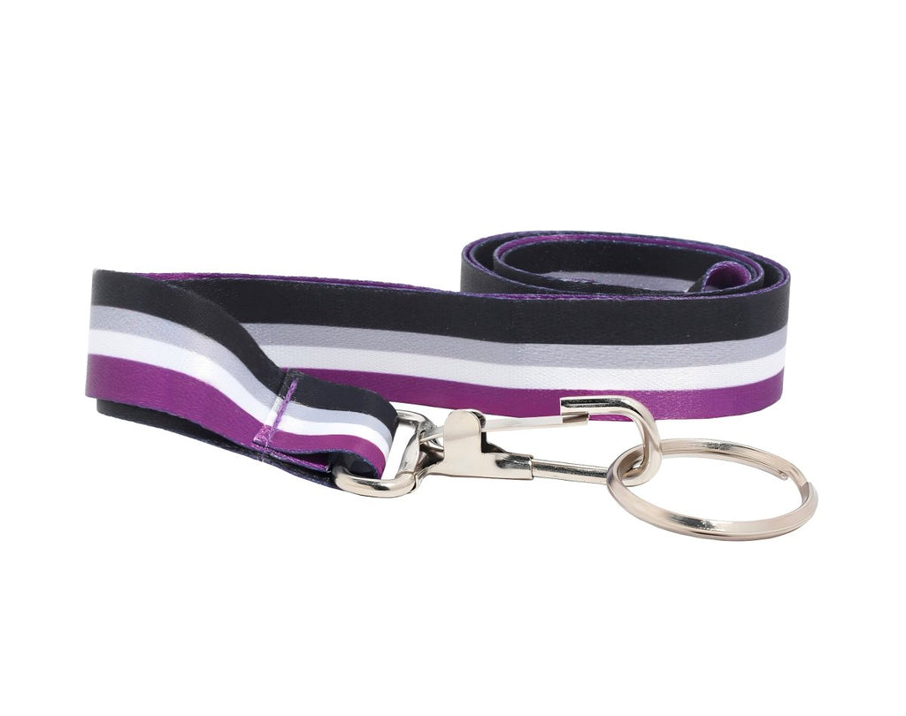 10 Pack Asexual Flag Lanyards The Awareness Company