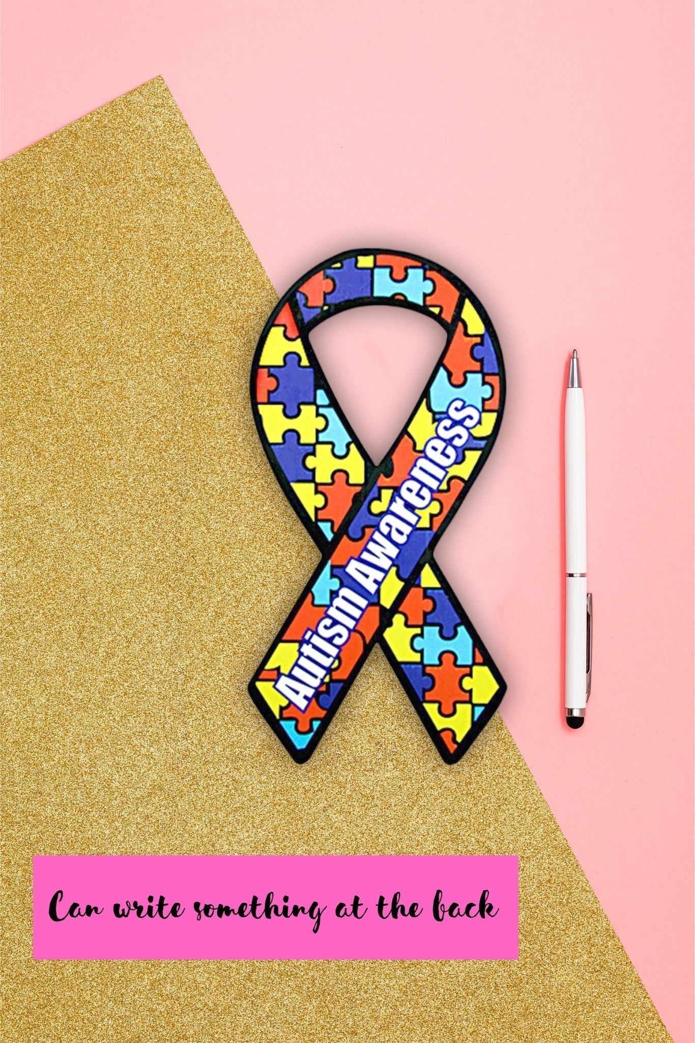 Autism Awareness Paper Ribbons (50/Pack) The Awareness Company