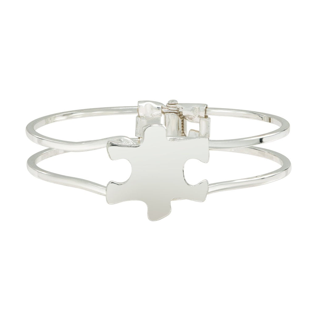 Autism Awareness Puzzle Clasp Bangles The Awareness Company