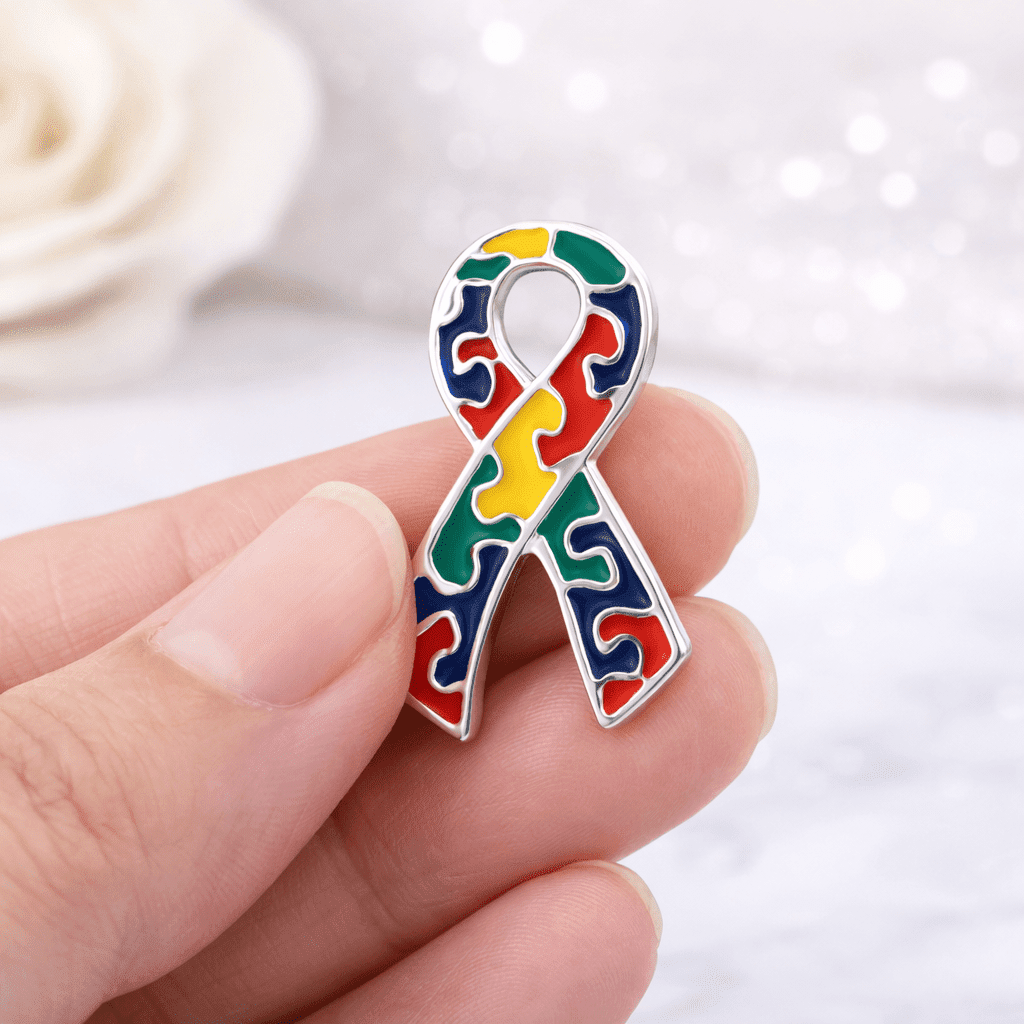 Autism Awareness Ribbon Flat Pins The Awareness Company
