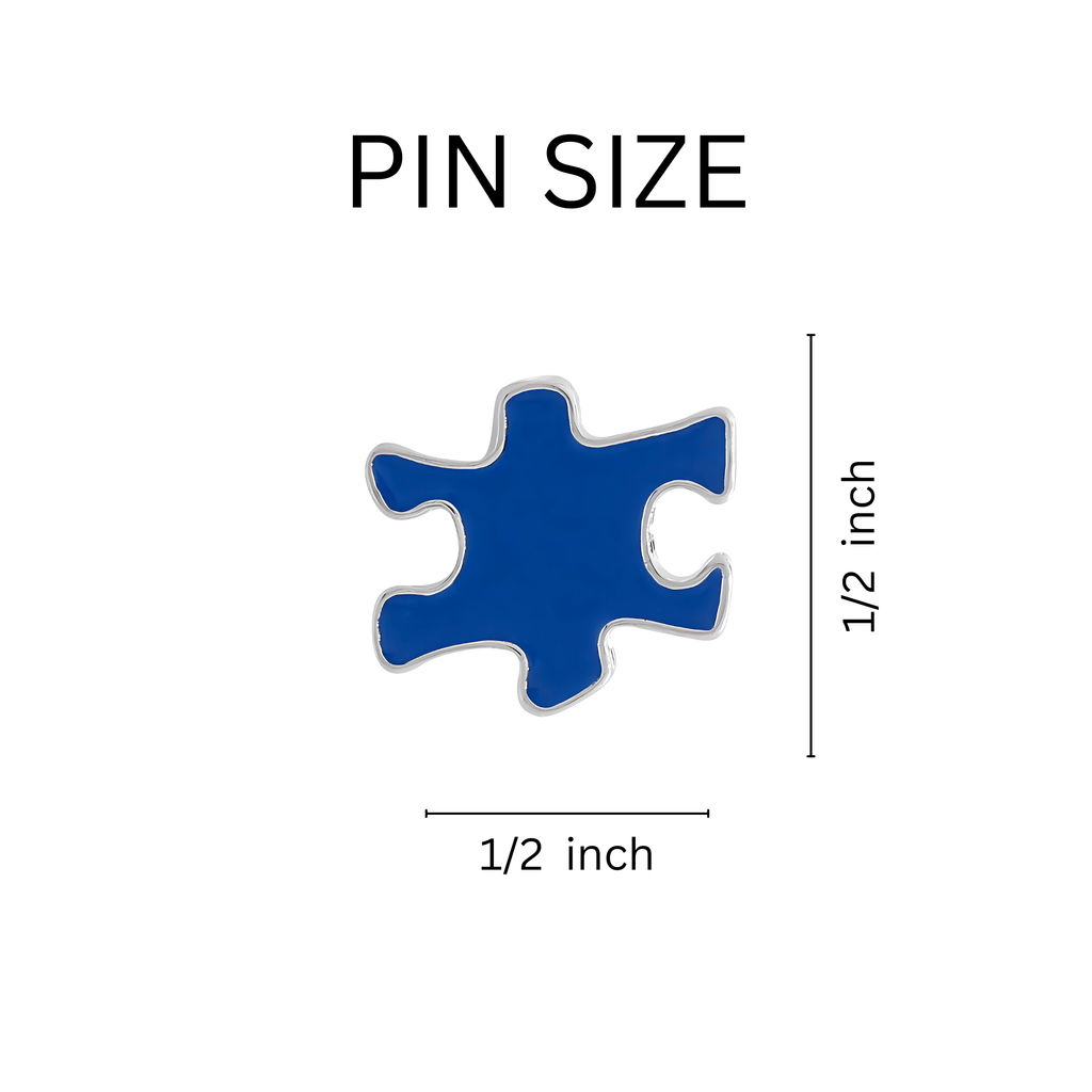 Autism Blue Puzzle Piece Pins The Awareness Company