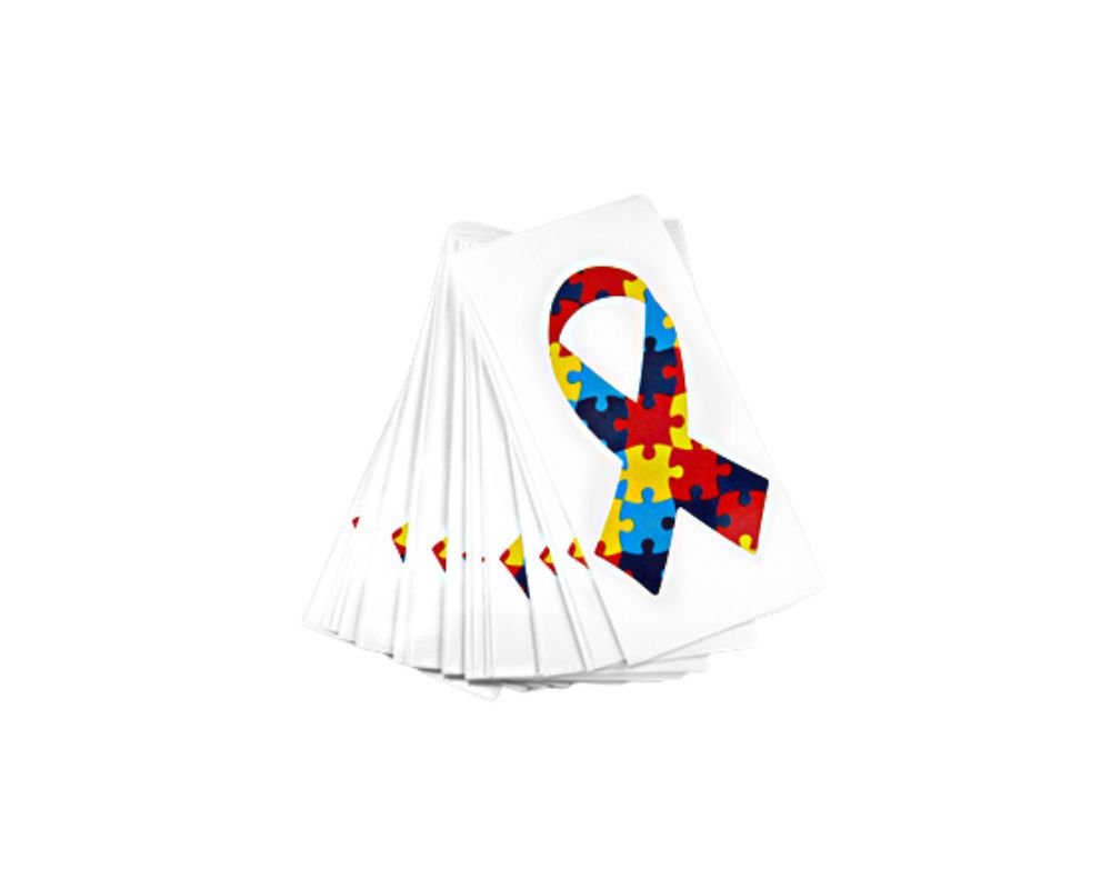 25 Pack Autism Ribbon Decals The Awareness Company