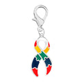 Autism Ribbon Hanging Charms The Awareness Company
