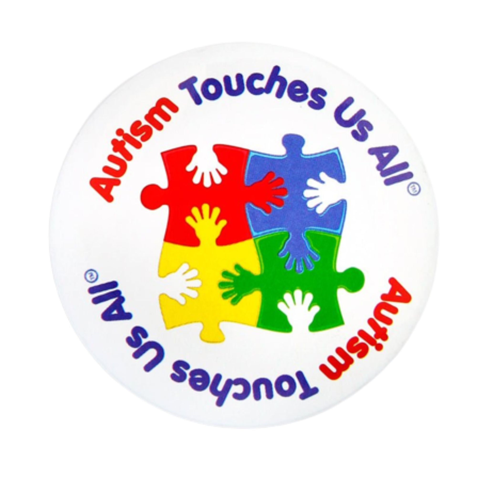 Autism Touches Us All Button Pins The Awareness Company