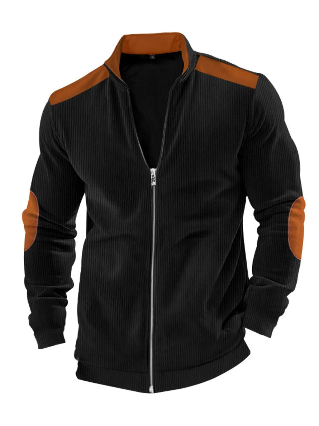 Men's Full Size Zip Up Long Sleeve Jacket Plus Size NicholesGifts