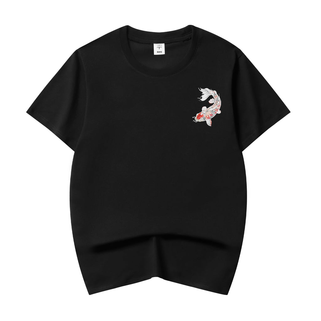 ET514 Koi Fish Embroidered Tee Niepce
