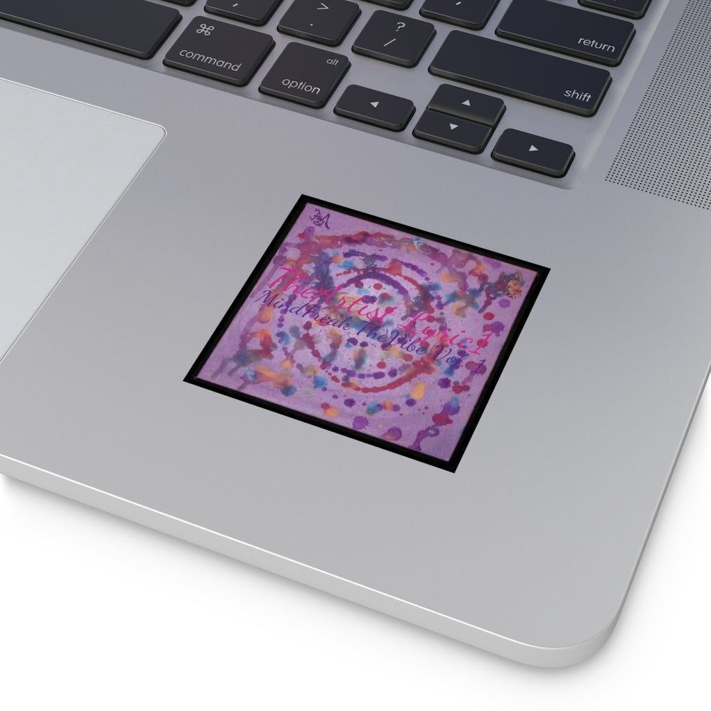 Copy of MindFreak TheVibe Vol. 1 (Album Art) Laminate Stickers, Square