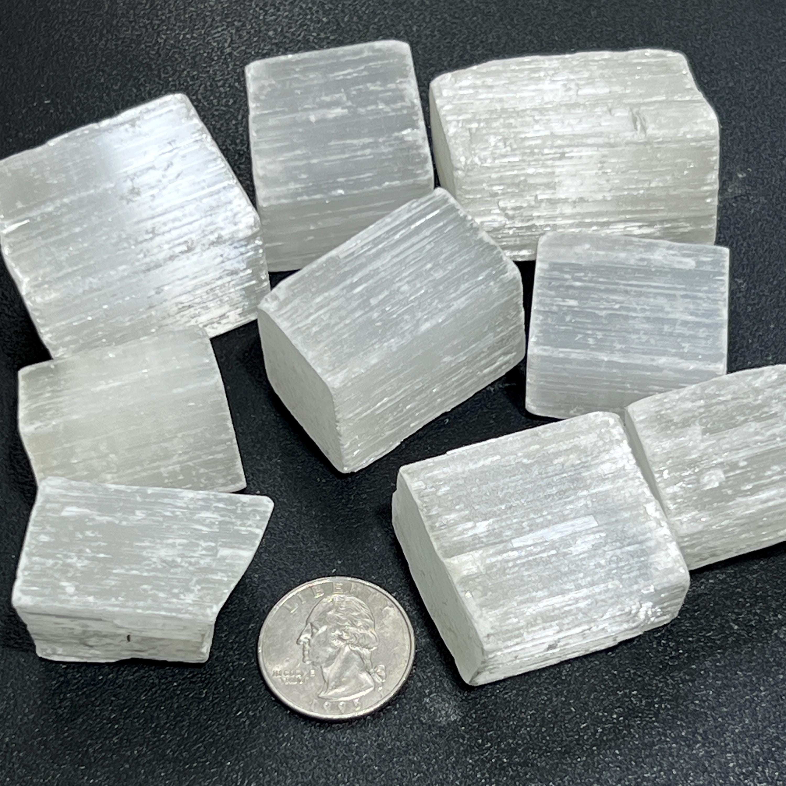 Selenite Crystal Rough Raw Stones (By The Piece or Pound) Wholesale Amazing Crystals
