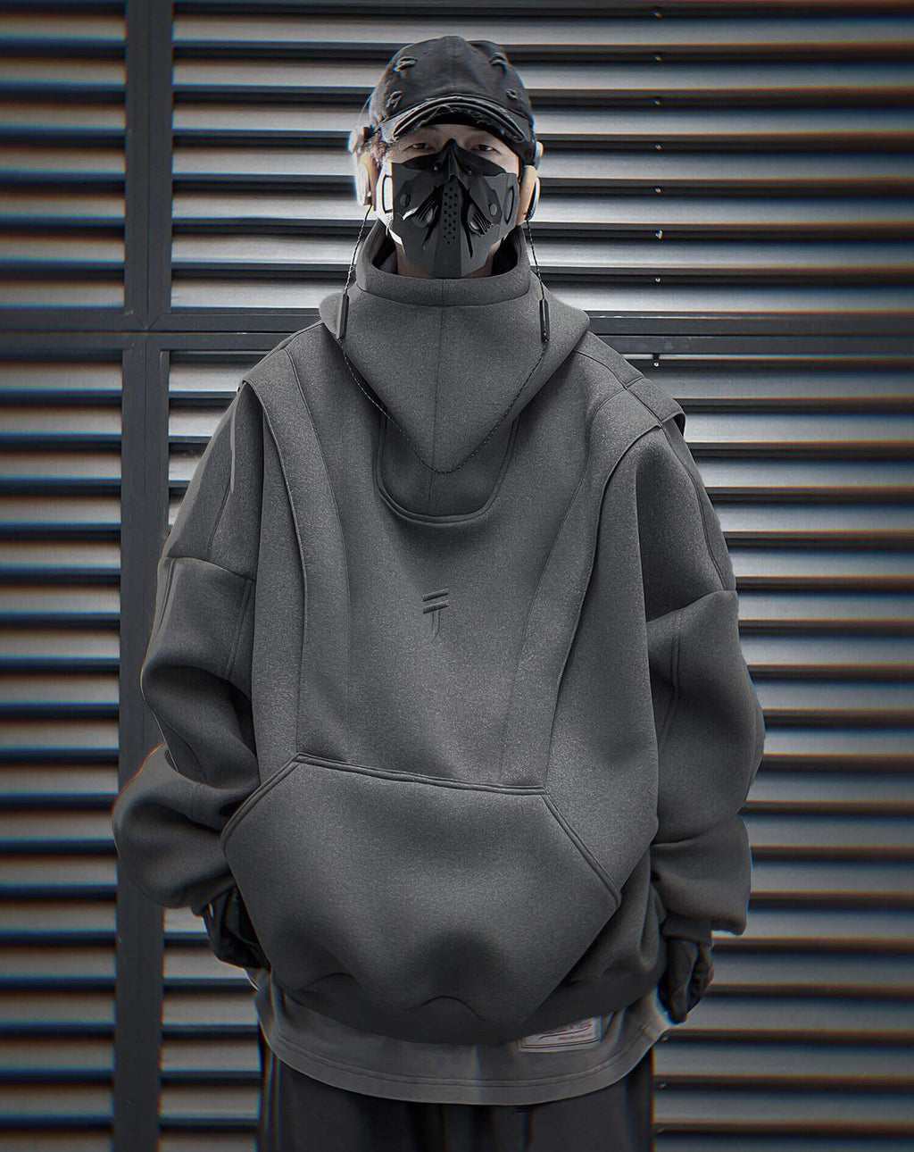 HiH50 Grey Nexus Hoodie Niepce