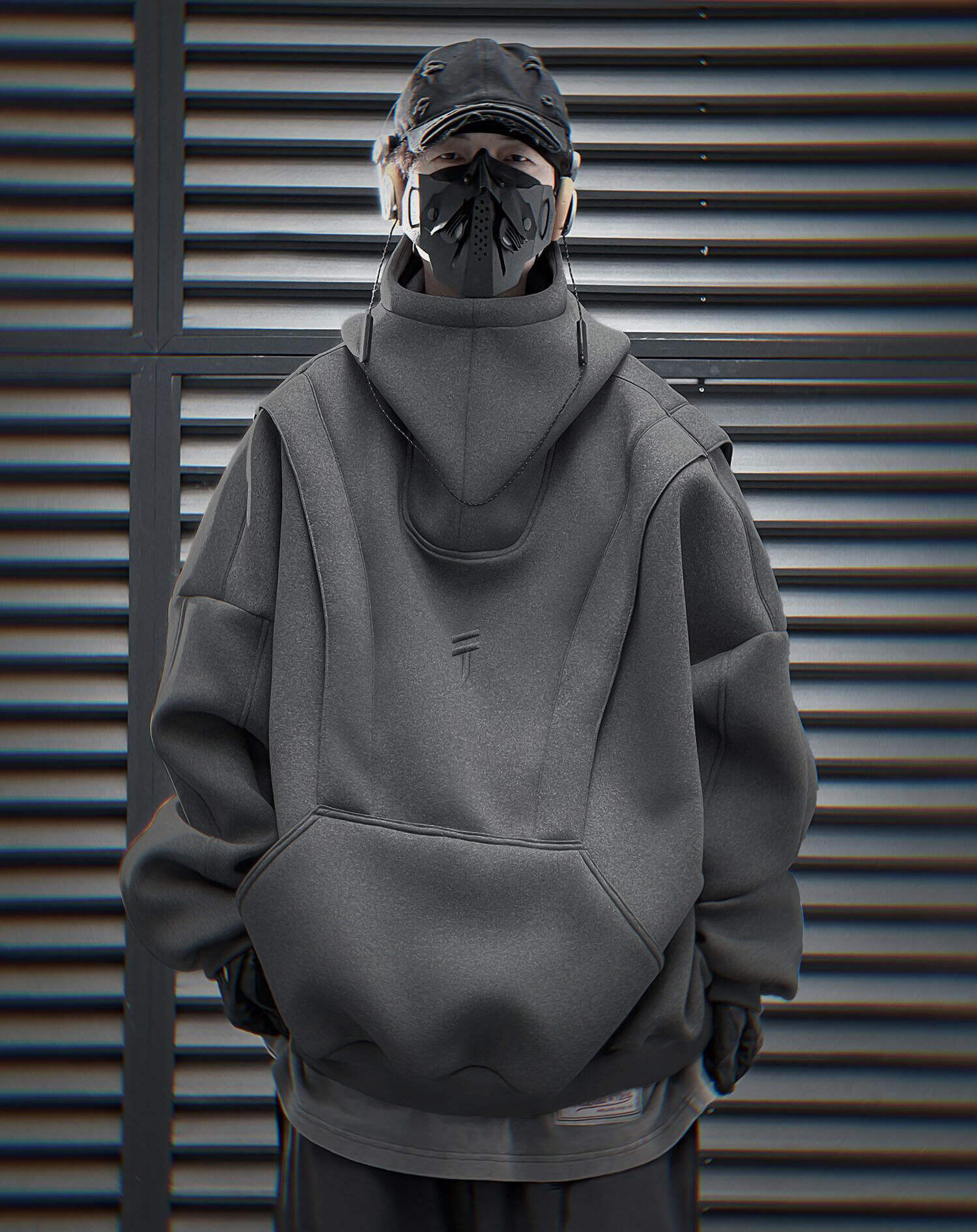 HiH50 Grey Nexus Hoodie Niepce