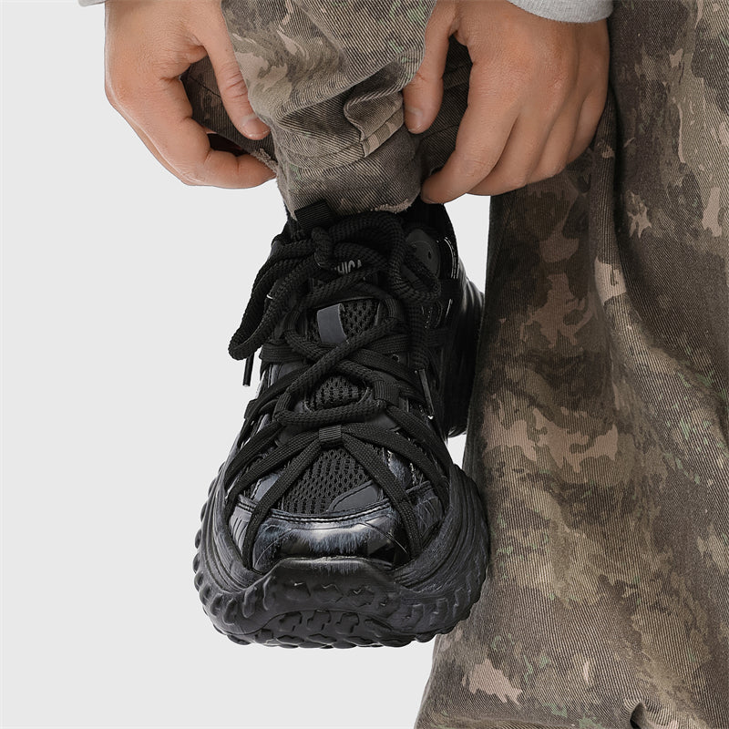 S8888 Black Tire Sneakers Niepce