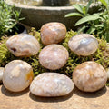 Flower Agate Crystal Palm Stone Carving Amazing Crystals