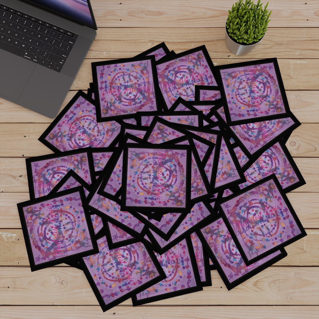 Copy of MindFreak TheVibe Vol. 1 (Album Art) Laminate Stickers, Square