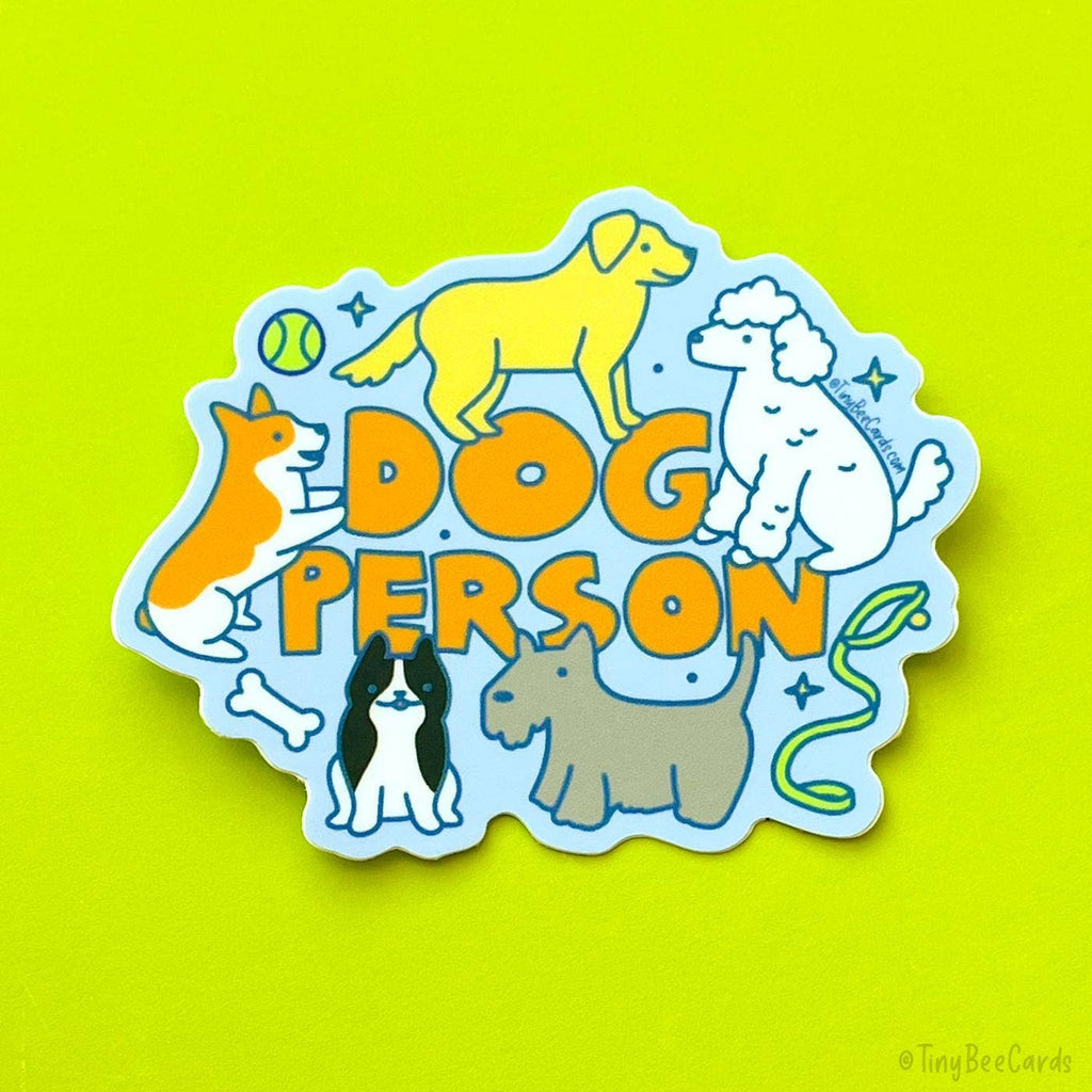 Tiny Bee Cards - Dog Person Vinyl Sticker Tia Chucha's Centro Cultural & Bookstore