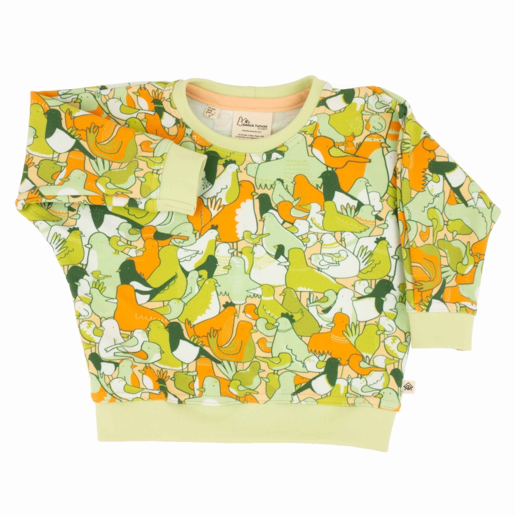 Baby Print Sweatshirt Peace House Studio