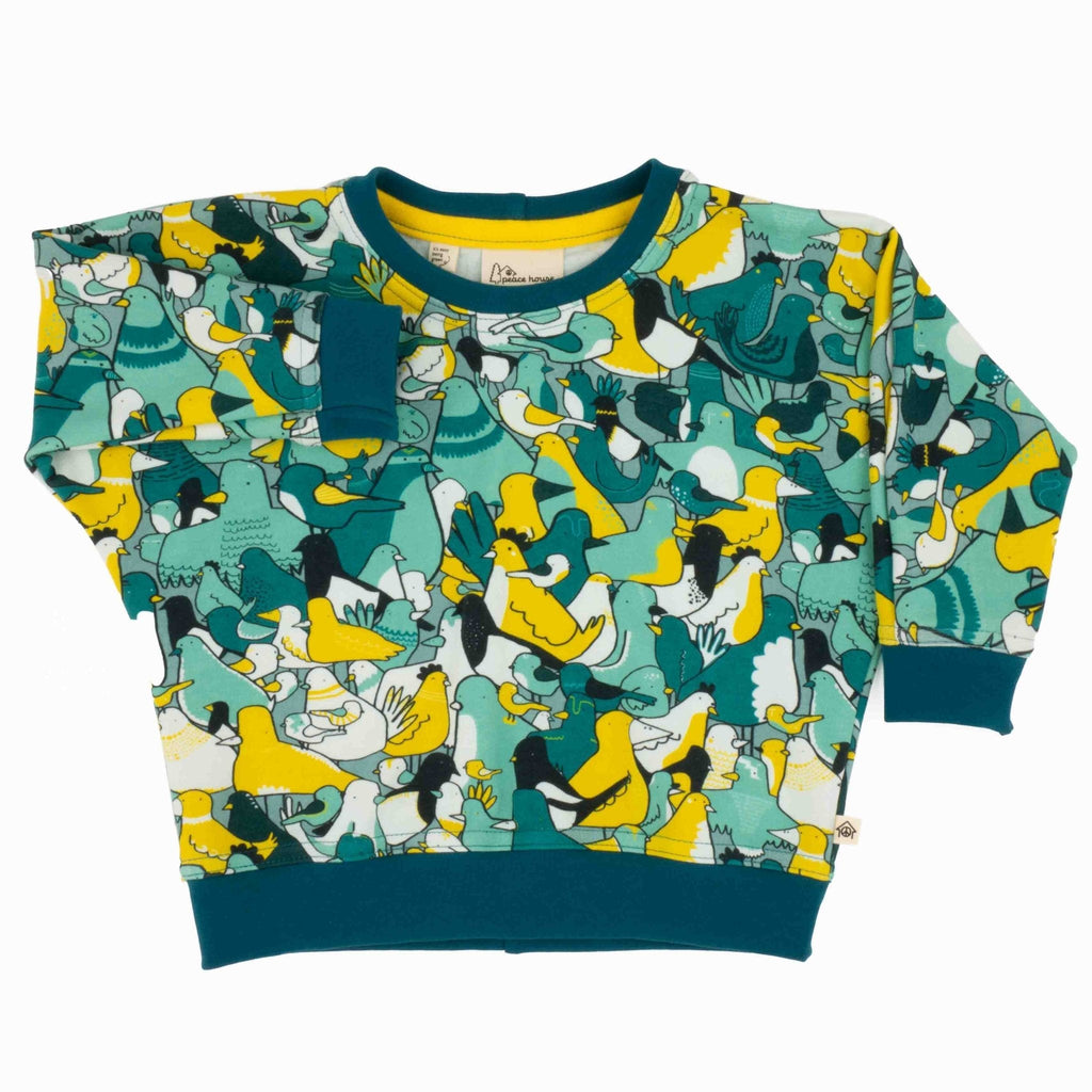 Baby Print Sweatshirt Peace House Studio