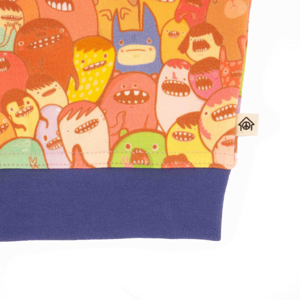 Baby Print Sweatshirt Peace House Studio
