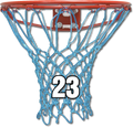 Krazy Netz Playerz Numbered Basketball Rim Net Krazy Netz & Patchez