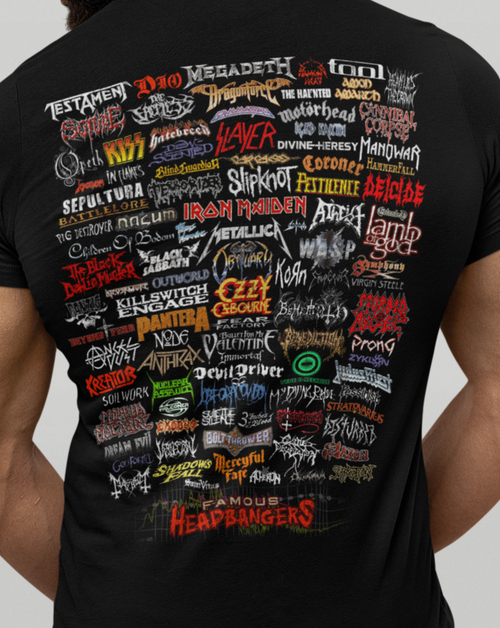 Famous Headbangers Design T-Shirt Taboo