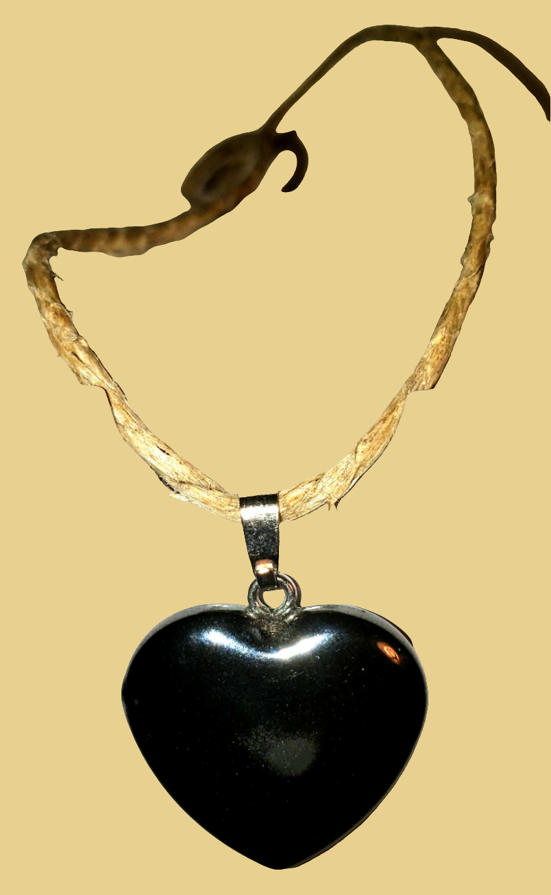 Hematite Heart - Necklace