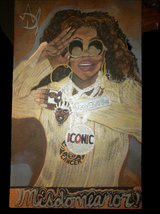 Misdemeanor! - Missy Elliott - Artwork By A.D.M. - painting